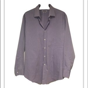 DKNY Men's Slim Fit Dress Shirt Button Up